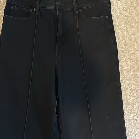 J crew pintuck trouser jeans, black, sz 31 - Picture 2 of 9